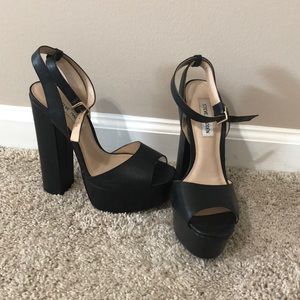 Steve Madden Black Heels